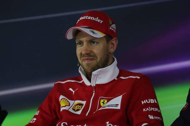 Chinese Grand Prix, Shanghai 06 - 09 April 2017 06.04.2017 - press conference PK Pressekonferenz Sebastian Vettel (GER) Scuderia Ferrari SF70H 