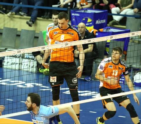 GER, CEV, BR VOLLEYS VS. Dynamo Moskau 05.04.2017, Max Schmeling Halle, Berlin, GER, CEV, BR VOLLEYS VS. Dynamo Moskau, im Bild Graham Vigrass (BR Volleys 8) nordphotox xEngler
