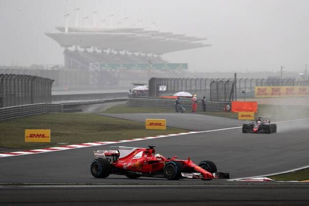 Bilder des Tages - SPORT Chinese Grand Prix, Shanghai 06 - 09 April 2017 07.04.2017 - Free Practice 1, Sebastian Vettel (GER) Scuderia Ferrari SF70H 