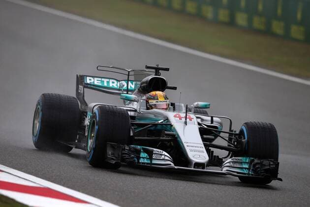 Chinese Grand Prix, Shanghai 06 - 09 April 2017 07.04.2017 - Free Practice 1, Lewis Hamilton (GBR) Mercedes AMG F1 W08 