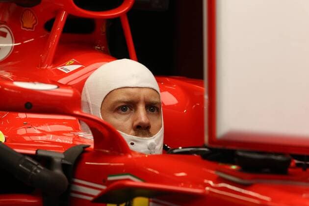 Sebastian Vettel, Scuderia Ferrari, formula 1 GP, China in Shanghai, 07.04.2017 Photo:mspb Lukas Gorys Sebastian Vettel, formula 1 GP, China