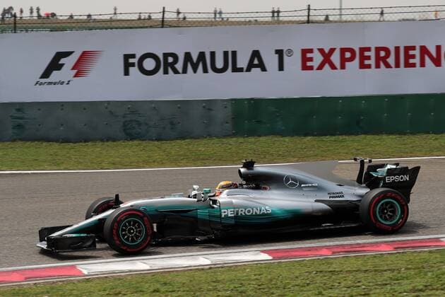 Chinese Grand Prix, Shanghai 06 - 09 April 2017 07.04.2017 - Free Practice 3, Lewis Hamilton (GBR) Mercedes AMG F1 W08 