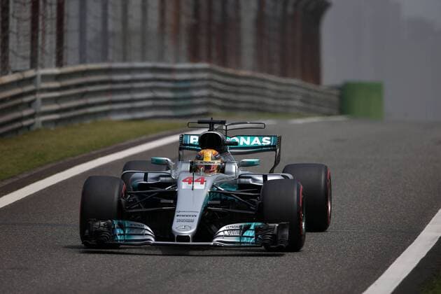 Chinese Grand Prix, Shanghai 06 - 09 April 2017 07.04.2017 - Free Practice 3, Lewis Hamilton (GBR) Mercedes AMG F1 W08 