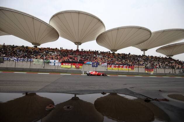 Chinese Grand Prix, Shanghai 06 - 09 April 2017 08.04.2017- Free Practice 3, Sebastian Vettel (GER) Scuderia Ferrari SF70H 
