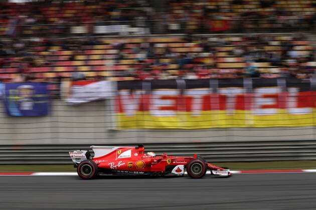 Chinese Grand Prix, Shanghai 06 - 09 April 2017 08.04.2017- Free Practice 3, Sebastian Vettel (GER) Scuderia Ferrari SF70H 