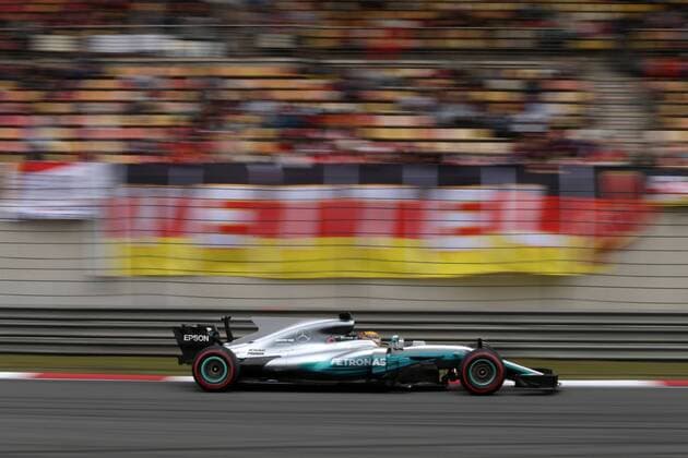 Chinese Grand Prix, Shanghai 06 - 09 April 2017 08.04.2017 - Free Practice 3, Lewis Hamilton (GBR) Mercedes AMG F1 W08 