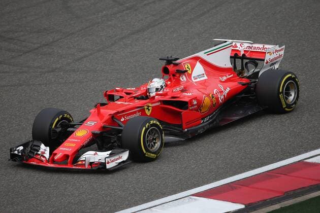 Chinese Grand Prix, Shanghai 06 - 09 April 2017 08.04.2017 - Qualifying, Sebastian Vettel (GER) Scuderia Ferrari SF70H 