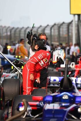 Chinese Grand Prix, Shanghai 06 - 09 April 2017 08.04.2017 - Qualifying, 2nd place Sebastian Vettel (GER) Scuderia Ferrari SF70H 