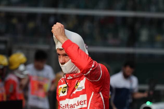 Chinese Grand Prix, Shanghai 06 - 09 April 2017 08.04.2017 - Qualifying, 2nd place Sebastian Vettel (GER) Scuderia Ferrari SF70H 