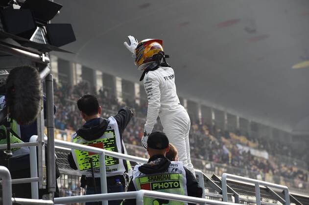 Lewis Hamilton (GB 44), Mercedes AMG Petronas Motorsport, Grosser Preis von China 2017, Qualifying, Motorsport, Formel 1,08.04.2017, Shanghai Copyright: xAndre Eibner-Pressefotox EP_JAE