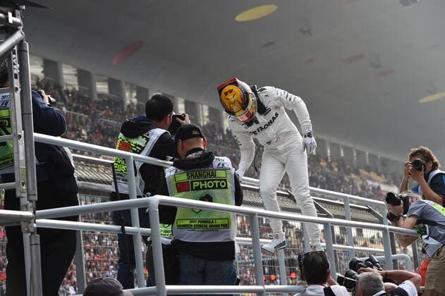 Lewis Hamilton (GB 44), Mercedes AMG Petronas Motorsport, Grosser Preis von China 2017, Qualifying, Motorsport, Formel 1,08.04.2017, Shanghai Copyright: xAndre Eibner-Pressefotox EP_JAE