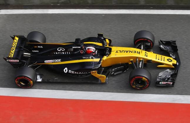 Shanghai: Motorsports: FIA Formula One World Championship WM Weltmeisterschaft 2017 27 Nico Hülkenberg (Renault F1 Team) Chinese Formula One Grand Prix Shanghai Circuit on April 08, 2017 in Shanghai, China. (Photo by Hoch Zwei) Shanghai China xHZx