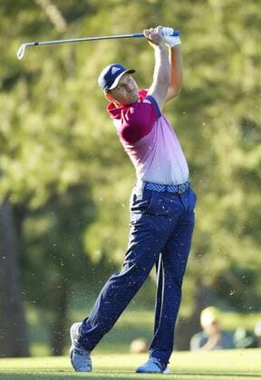 Golf: Rose, Garcia share Masters lead after 3 rounds Sergio Garcia of Spain hits his second shot on the 17th hole during the third round of the Masters Tournament at Augusta National Golf Club on April 8, 2017. Garcia shot a 2-under 70 to tie for the lead with Justin Rose of England at 6 under. 