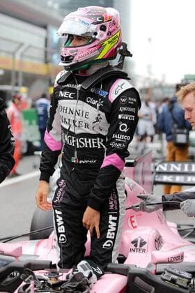 Chinese Grand Prix, Shanghai 06 - 09 April 2017 09.04.2017 - Race, Sergio Perez (MEX) Sahara Force India F1 VJM010 