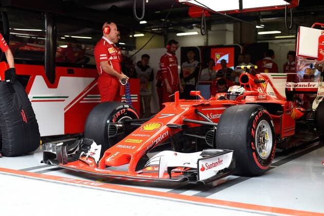 Kimi Raiikkoenen, Scuderia Ferrari, formula 1 GP, China in Shanghai, 09.04.2017 Photo:mspb Lukas Gorys Kimi Raikkoenen, formula 1 GP, China