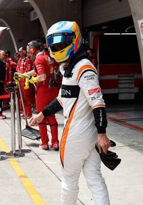 Fernando Alonso, McLaren Honda, formula 1 GP, China in Shanghai, 09.04.2017 Photo:mspb Lukas Gorys Fernando Alonso, formula 1 GP, China