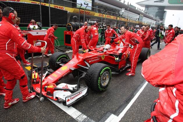 Chinese Grand Prix, Shanghai 06 - 09 April 2017 09.04.2017 - Race, Sebastian Vettel (GER) Scuderia Ferrari SF70H 