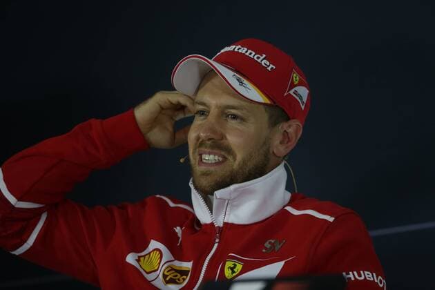 Chinese Grand Prix, Shanghai 06 - 09 April 2017 09.04.2017 - Race, press conference PK Pressekonferenz Sebastian Vettel (GER) Scuderia Ferrari SF70H 