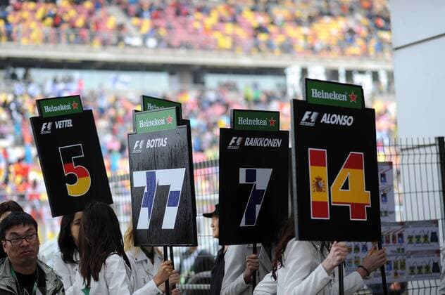 Gridgirls, formula 1 GP, China in Shanghai, 09.04.2017 Photo:mspb Lukas Gorys Gridgirls; formula 1 GP, China