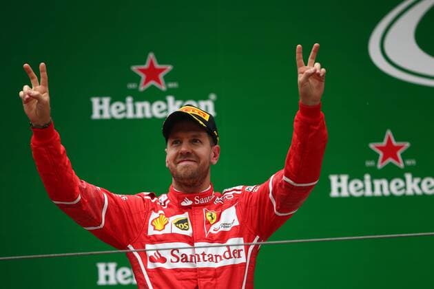Chinese Grand Prix, Shanghai 06 - 09 April 2017 09.04.2017 - Race, 2nd place Sebastian Vettel (GER) Scuderia Ferrari SF70H 
