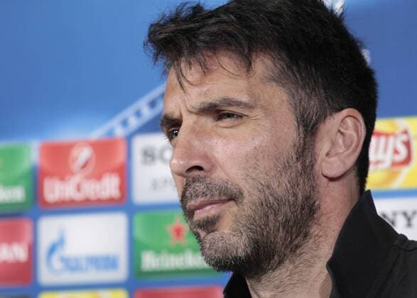 April 10, 2017 - Turin, Italy - Gianluigi Buffon during the press conference PK Pressekonferenz before Champions League match between Juventus v Barcelona, in Turin, on April 10, 2017. Juventus - Press Conference  - ZUMAn230 20170410_zaa_n230_064 Copyright: xLorisxRosellix