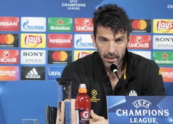 Bilder des Tages - SPORT April 10, 2017 - Turin, Italy - Gianluigi Buffon during the press conference PK Pressekonferenz before Champions League match between Juventus v Barcelona, in Turin, on April 10, 2017. Juventus - Press Conference  - ZUMAn230 20170410_zaa_n230_069 Copyright: xLorisxRosellix