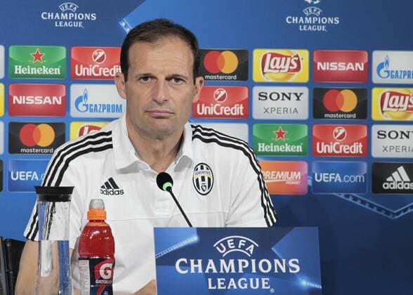 April 10, 2017 - Turin, Italy - Massimiliano Allegri during the press conference PK Pressekonferenz before Champions League match between Juventus v Barcelona, in Turin, on April 10, 2017. Juventus - Press Conference  - ZUMAn230 20170410_zaa_n230_070 Copyright: xLorisxRosellix