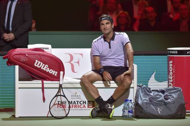 Roger Federer, SUI, Roger Federer - Andy Murray, The Match for Africa 3, Tennis, 10.04.2017 