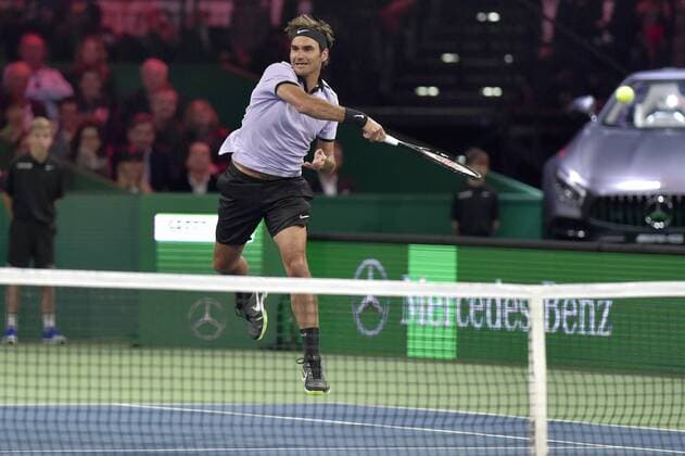 Roger Federer, SUI, Roger Federer - Andy Murray, The Match for Africa 3, Tennis, 10.04.2017 