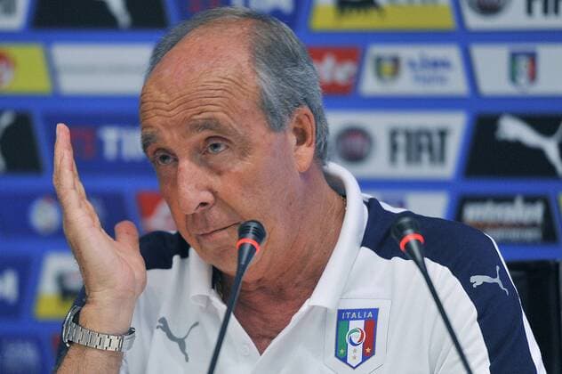 Italy: Giampiero Ventura press conference PK Pressekonferenz Italy s head coach Giampiero Ventura during the press conference at the Coverciano Training Center for the third training camp dedicated to emerging youth players.  GiacomoxMorinix xPacificxPress