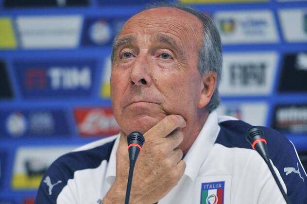 Italy: Giampiero Ventura press conference PK Pressekonferenz Italy s head coach Giampiero Ventura during the press conference at the Coverciano Training Center for the third training camp dedicated to emerging youth players.  GiacomoxMorinix xPacificxPress