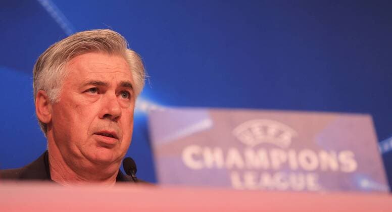 20170311, CL PK Viertelfinale, FC Bayern vs Real Madrid, Allianz Arena Muenchen, im Bild: Carlo Ancelotti (FCB) bei der PK vor dem Spiel vs Real Madrid