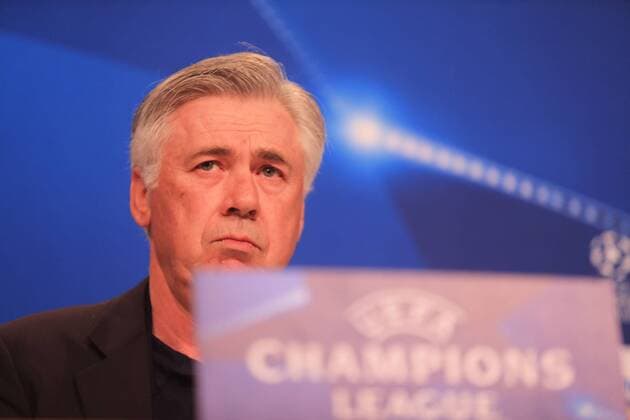20170311, CL PK Viertelfinale, FC Bayern vs Real Madrid, Allianz Arena Muenchen, im Bild: Carlo Ancelotti (FCB) bei der PK vor dem Spiel vs Real Madrid