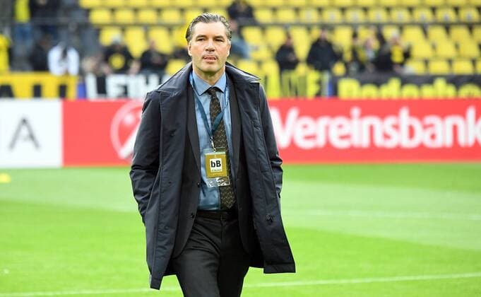 11.04.2017, xjhx, Fussball UEFA Champions League, Borussia Dortmund - AS Monaco, emspor, v.l. Sportlicher Leiter Manager Michael Zorc (Borussia Dortmund) Dortmund