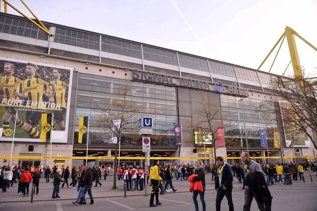 ILLUSTRATION - PARVIS - SUPPORTERS FOOTBALL : Borussia Dortmund vs Monaco - Ligue des Champions - 11 04 2017 AnthonyBIBARD FEP Panoramic 