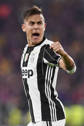 Mg Torino 11 04 2017 - Champions League Juventus-Barcellona foto Matteo Gribaudi Image nella foto: esultanza gol Paulo Dybala 