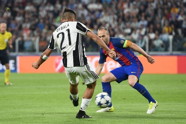 Mg Torino 11 04 2017 - Champions League Juventus-Barcellona foto Matteo Gribaudi Image nella foto: gol Paulo Dybala 