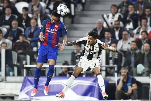 Db Torino 11 04 2017 - Champions League Juventus-Barcellona foto Daniele Buffa Image nella foto: Neymar-Dani Alves 