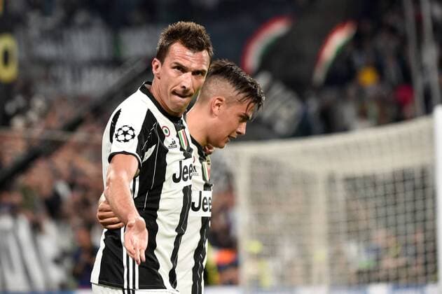 April 11, 2017 - Rome, Italy - Paulo Dybala of Juventus celebrates scoring second goal during the UEFA Champions League quarter final match between Juventus and Barcelona at the Juventus Stadium, Turin, Italy on 11 April 2017. Juventus - Barcelona Champions League  - ZUMAn230 20170411_zaa_n230_084 Copyright: xGiuseppexMaffiax