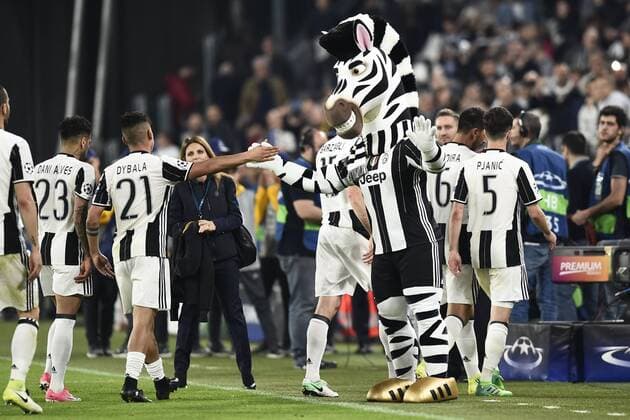Db Torino 11 04 2017 - Champions League Juventus-Barcellona foto Daniele Buffa Image nella foto: esultanza Juventus fine gara 