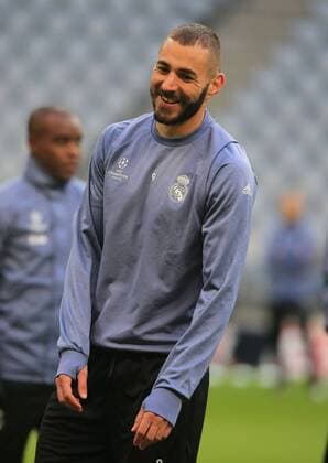 20170311, CL Viertelfinale, Abschlusstraining Real Madrid, Allianz Arena Muenchen, im Bild: Karim Benzema (Real Madrid)