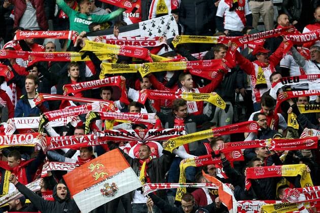 Monaco Fans, Borussia Dortmund vs AS Monaco, UEFA Champions League, Viertelfinale, Nachholspiel Fussball, 12.04.2017, Dortmund Copyright: xLangerx xEibner-Pressefotox EP_HLR