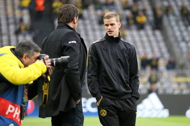 DORTMUND 12.04.2017 PIERWSZY MECZ 1 4 FINALU CWIERCFINAL LIGA MISTRZOW SEZON 2016 17 --- UEFA CHAMPIONS LEAGUE QUARTERFINAL MATCH: BORUSSIA DORTMUND - AS MONACO SVEN BENDER FOT. PIOTR KUCZA FOTOPYK NEWSPIX.PL --- Newspix.pl FRANCE OUT!  170412PYK048