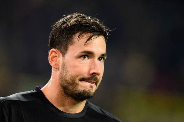 GER, UEFA CL, Borussia Dortmund (GER) vs AS Monaco FC (MCO) 12.04.2017, Signal Iduna Park, Dortmund, Viertelfinale Hinspiel, GER, UEFA CL, Borussia Dortmund (GER) vs AS Monaco FC (MCO), im Bild Roman Bürki Buerki ( 38 Dortmund) enttäuscht enttaeuscht traurig nach 1-3 Monaco nordphotox xKurth