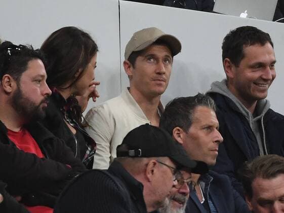 12.04.2017, xjhx, Fussball UEFA Champions League, FC Bayern Muenchen - Real Madrid, emspor, v.l. Robert Lewandowski (FC Bayern Muenchen) Muenchen
