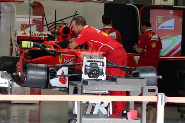 Bahrain Grand Prix, Sakhir 13 - 16 April 2017 13.04.2017 - Scuderia Ferrari SF70H 