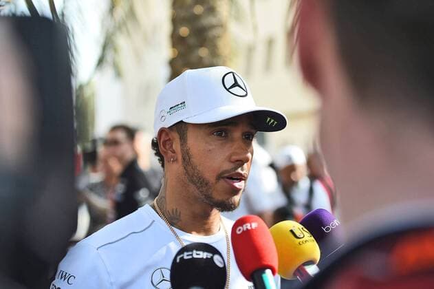 Lewis Hamilton (Mercedes AMG Petronas Formula One Team), Grosser Preis von Bahrain 2017, Media Day, Motorsport, Formel 1, 13.04.2017, Sachir Copyright: xAndre Eibner-Pressefotox EP_JAE