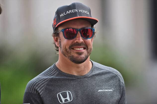 Fernando Alonso (McLaren Honda), Grosser Preis von Bahrain 2017, Media Day, Motorsport, Formel 1, 13.04.2017, Sachir Copyright: xAndre Eibner-Pressefotox EP_JAE
