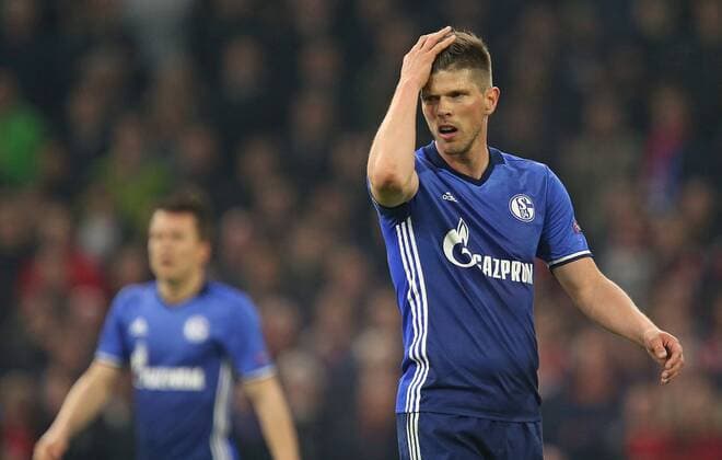 13.04.2017, Fussball UEFA Europa League 2016 2017, Viertelfinale, Ajax Amsterdam - FC Schalke 04, in der Amsterdam Arena. Klaas-Jan Huntelaar (Schalke) 