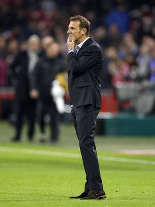 coach Markus Weinzierl of FC Schalke 04during the UEFA Europa League quarter final match between Ajax Amsterdam and FC Schalke 04 at the Amsterdam Arena on April 13, 2017 in Amsterdam, The Netherlands Ajax v FC Schalke 04 UEFA Europa League 2016 2017 xVIxxIVx 7563719
